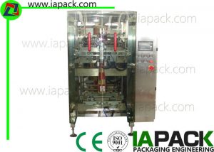 Toz Şeker için Otomatik Dikey Form Doldurma Seal Makinası PLC Kontrol