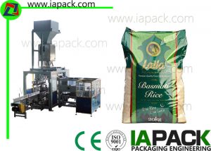Premade Rice Açık Ağız Torbalı Makinesi Otomatik Poşet Placer